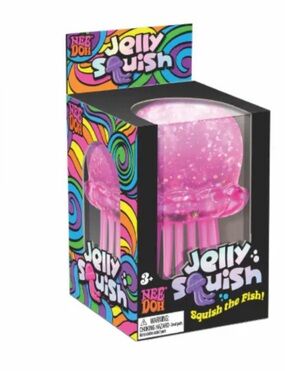 Needoh Jelly Squish Pink